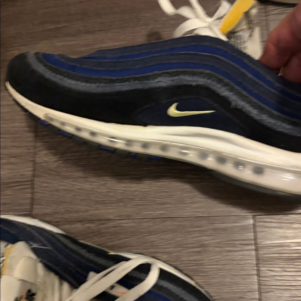 Nike Air Max Blue and Black Sneakers